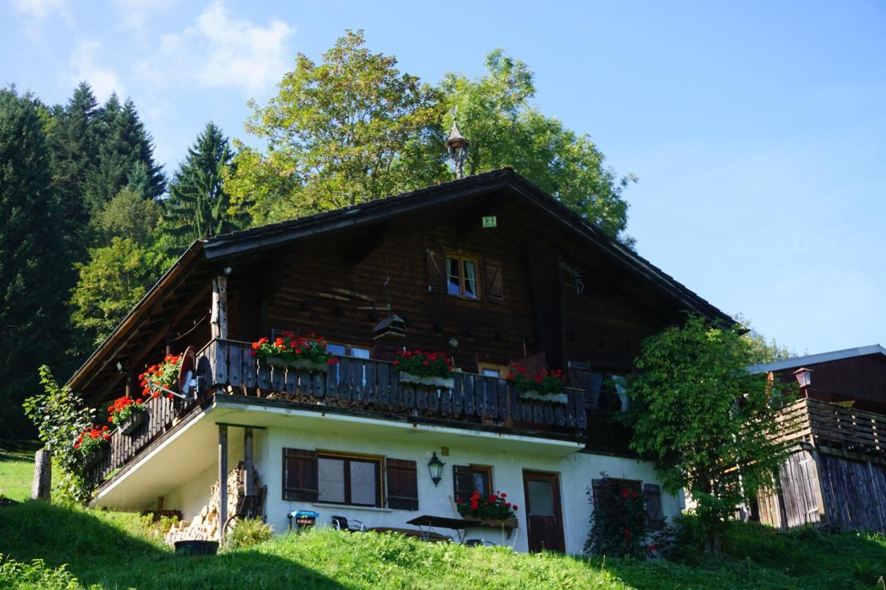 Ferienwohnungen Im Blockhaus Metzler Schwarzenberg im Bregenzerwald Dış mekan fotoğraf