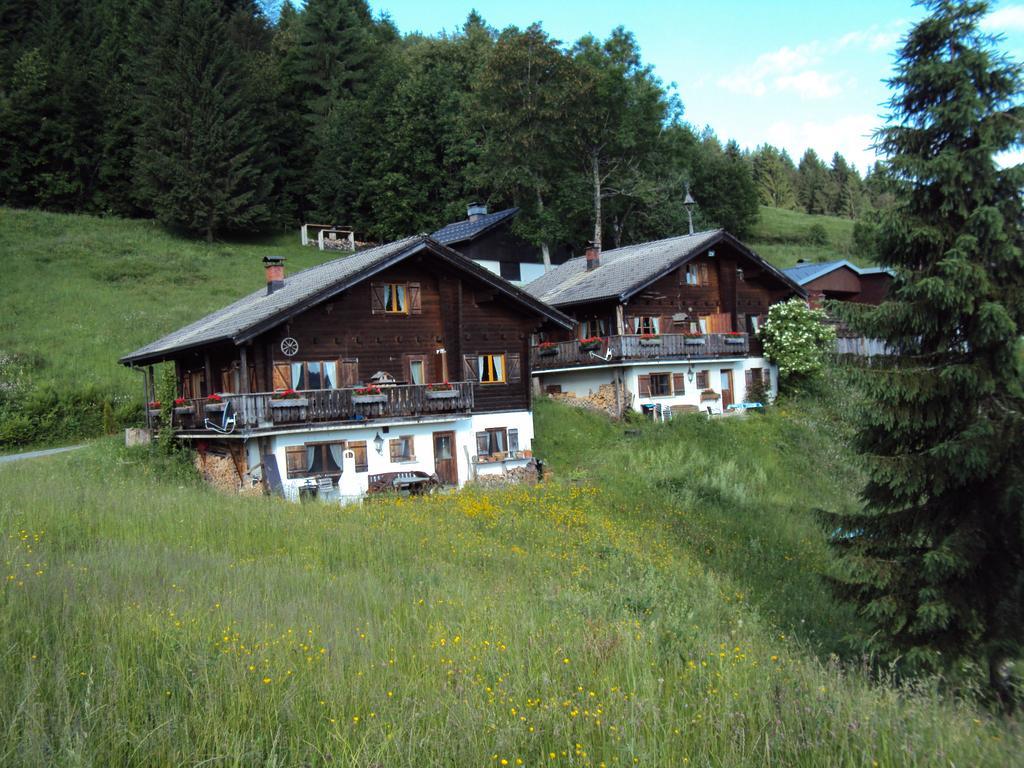 Ferienwohnungen Im Blockhaus Metzler Schwarzenberg im Bregenzerwald Dış mekan fotoğraf