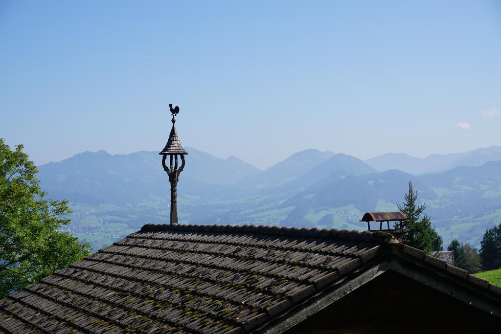 Ferienwohnungen Im Blockhaus Metzler Schwarzenberg im Bregenzerwald Dış mekan fotoğraf