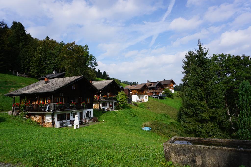 Ferienwohnungen Im Blockhaus Metzler Schwarzenberg im Bregenzerwald Dış mekan fotoğraf